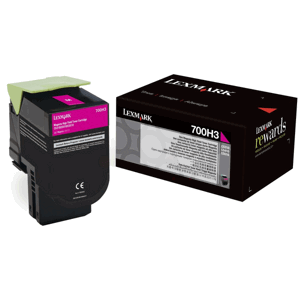 LEXMARK 70C0H30 - originální toner, purpurový, 3000 stran