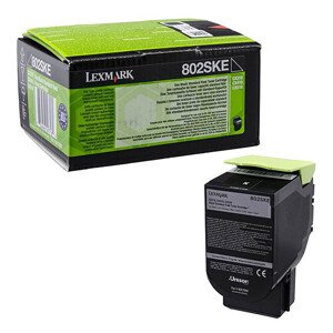 LEXMARK 80C2SKE - originální toner, černý, 2500 stran