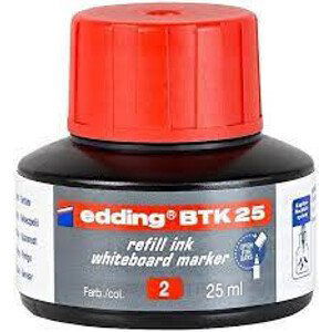 Inkoust Edding BTK25 červený 25ml do popisovačů na tabule