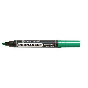 Popisovač Centropen 8510 permanent zelený válcový hrot 2,5mm