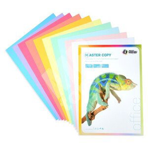 Kancelářský papír Prima Copy A4/80g 500 listů 10 barev - duha