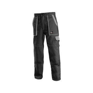 Kalhoty do pasu CXS LUXY JOSEF, pánské, černo-šedé, vel. 58