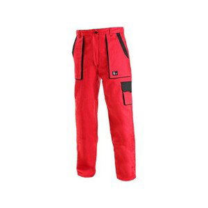 Kalhoty do pasu CXS LUXY ELENA, dámské, červeno-černé, vel. 38
