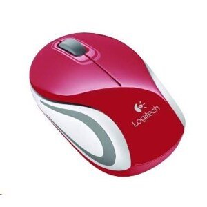 Logitech Wireless Mini Mouse M187, red