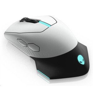 Dell Alienware 610M Wired / Wireless Gaming Mouse - AW610M (Lunar Light)