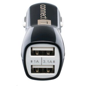 CONNECT IT USB PREMIUM nabíječka univerzální do auta (2x USB 3, 1A a 1A., autoadaptér CL)