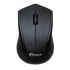 C-TECH myš WLM-07, bezdrátová, 1200DPI, 3 tlačítka, USB nano receiver, černá