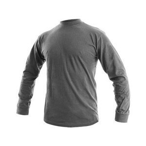 Pánské tričko s dlouhým rukávem PETR, zinkové, vel. XL