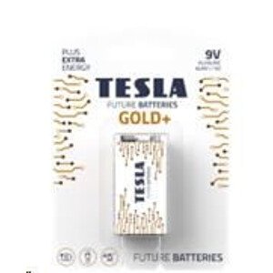 TESLA BATTERIES 9V GOLD+ (6LR61 / BLISTER FOIL 1 PC)