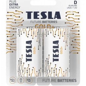 TESLA BATTERIES D GOLD+ (LR20 / BLISTER FOIL 2 PCS)