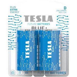 TESLA BATTERIES D BLUE+ (R20 / BLISTER FOIL 2 PCS)