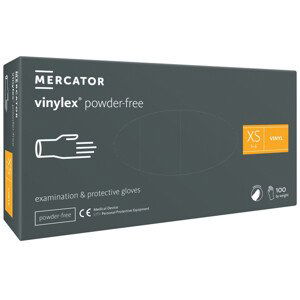 VINYLEX POWDER FREE - Vinylové rukavice (bez pudru) bílé, 100 ks, M