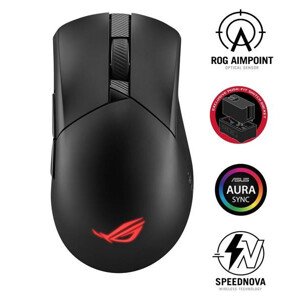 ASUS myš ROG GLADIUS III Wireless Aimpoint Black, RGB, Bluetooth