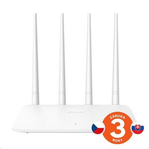 Tenda F6 Wireless-N Router 802.11b/g/n, 300 Mb/s, 4x všesměrová anténa, universal repeater