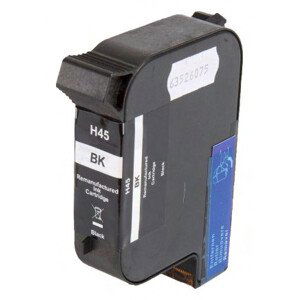 HP 51645AE - kompatibilní cartridge HP 45, černá, 50ml
