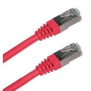 XtendLan patch kabel Cat6A, SFTP, LS0H - 0, 25m, červený (prodej po 10 ks)