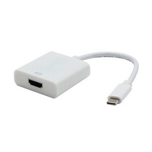 USB/Video převodník, DP Alt Mode, USB C samec - HDMI samice, bílý, plastic bag 4K2K@30Hz