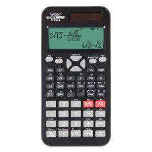 Rebell Kalkulačka RE-SC2060S, černá, vědecká, bodový displej, plastový kryt