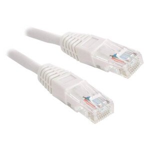 XtendLan patch kabel Cat5E, UTP - 0, 25m, bílý (prodej po 10 ks)