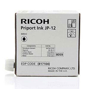 RICOH 817104 - originální cartridge, černá, 600ml