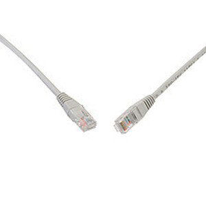 Solarix Patch kabel CAT5E UTP PVC 0,5m šedý non-snag-proof C5E-155GY-0,5MB