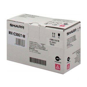 SHARP MX-C30GTM - originální toner, purpurový, 6000 stran