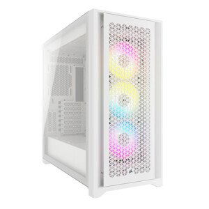 CORSAIR iCUE 5000D RGB AIRFLOW/Midi Tower/Transpar./Bílá