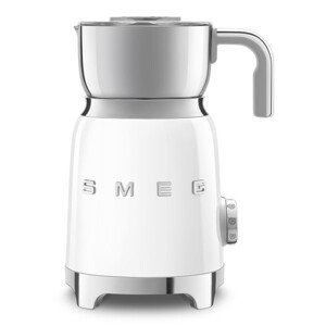 Smeg MFF11WHEU napěňovač mléka, 500 W, 600 ml / 2, 5 šálku, horká čokoláda / mléko, lehká pěna, bílý