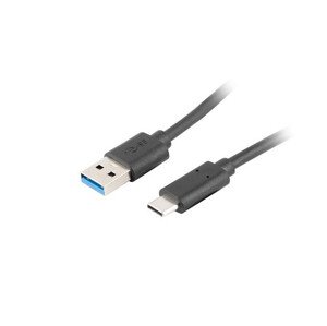 LANBERG USB-C (M) na USB-A (M) 3.1 kabel 1,8m, černý