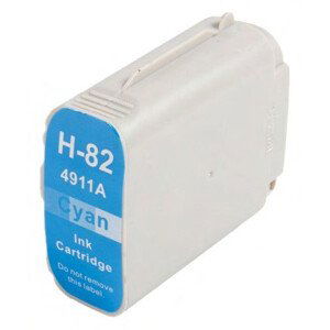 HP C4911AE - kompatibilní cartridge HP 82, azurová, 69ml