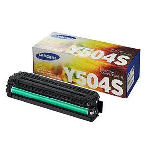 SAMSUNG CLT-Y504S - originální toner, žlutý, 1800 stran