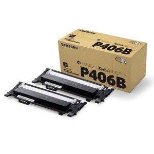 SAMSUNG CLT-P406B - originální toner, černý, 2x1500