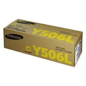 SAMSUNG CLT-Y506L - originální toner, žlutý, 3500 stran