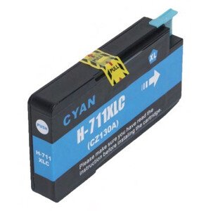 HP CZ130A - kompatibilní cartridge HP 711, azurová, 29ml