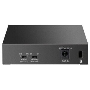 TP-Link LS105GP Switch 1x GLAN, 4x GLAN s PoE+, 65W