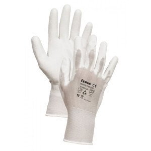 WHITETHROAT FH rukavice nylonové-18G bílá 8