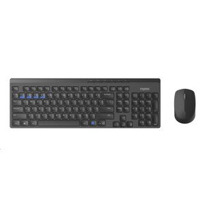 RAPOO set klávesnive a myš 8100M Wireless Multi-Mode Optical Mouse and Keyboard Set Black CZ/SK