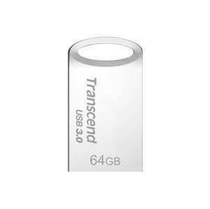 TRANSCEND Flash Disk 64GB JetFlash®710S, USB 3.0 (R:90/W:24 MB/s) stříbná