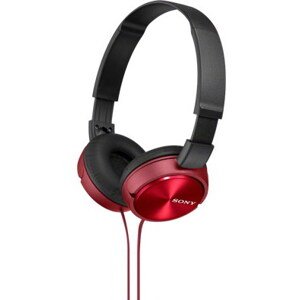 SONY stereo sluchátka MDR-ZX310, červená