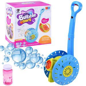 mamido Tlačné kolečko pro děti na tvoření mýdlových bublin modré