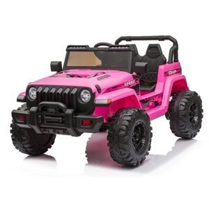 mamido Dětské elektrické autíčko Jeep Speed růžové