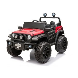 mamido Dětské elektrické auto Jeep Off Road 4x4 červené