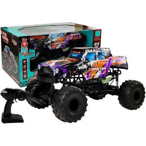 mamido Auto na dálkové ovládání R/C Monster 4x4 57 cm fialové