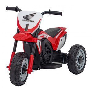 mamido Dětská elektrická motorka Cross Honda CRF 450R červená