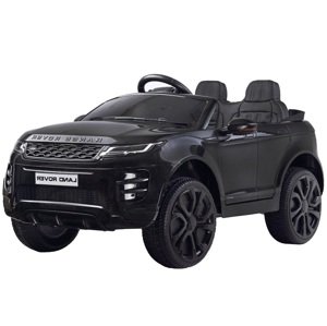 mamido Dětské elektrické autíčko Range Rover Evoque 4x4 černé VYSTAVENÝ KUS