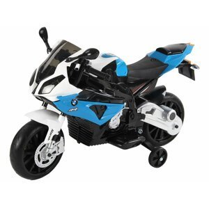 mamido Dětská elektrická motorka BMW S1000RR EVA modrá