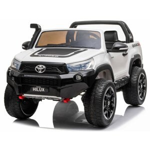 mamido Dětské elektrické autíčko Toyota Hilux 4x4 bílé