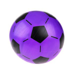 mamido Gumový zahradní míč fialový