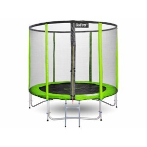 mamido Trampolína SkyFlyer Ring 2v1, 244 cm zelená