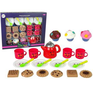 mamido Dětská čajová sada s košíčky a sušenkami